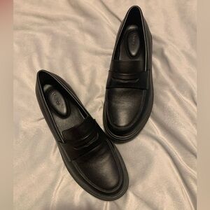 Quince Black Loafers